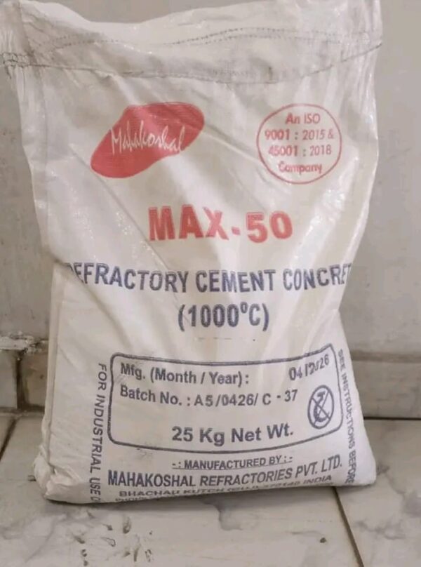 Refractory cement (Fondu Brand) Max50 1000℃- Nairobi Kenya.